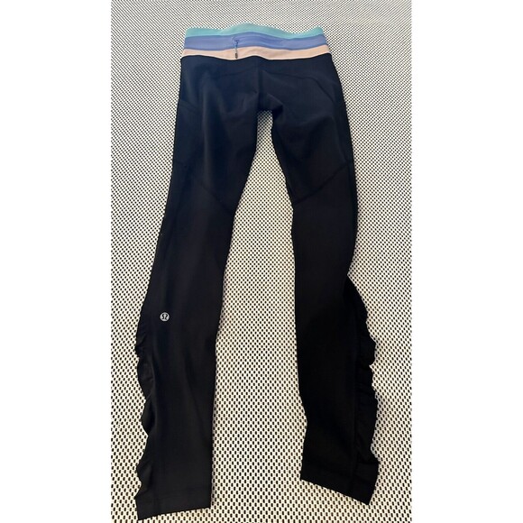 LULULEMON Speed Tight Leggings‎ Full On Luxtreme Women Sz 4 Black Gym Yoga Small - Picture 16 of 16